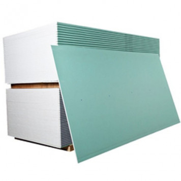 Гипсокартон влагостойкий Siniat Plato 9,5 мм 120*250 Гипсокартон влагостойкий Siniat Plato 9,5 мм 120*250-0