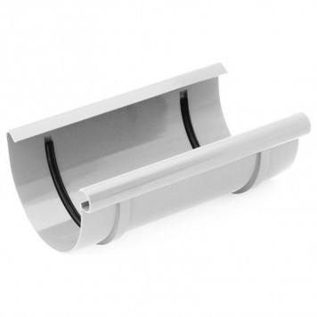 Соединение для желоба BRYZA D125 белый-0