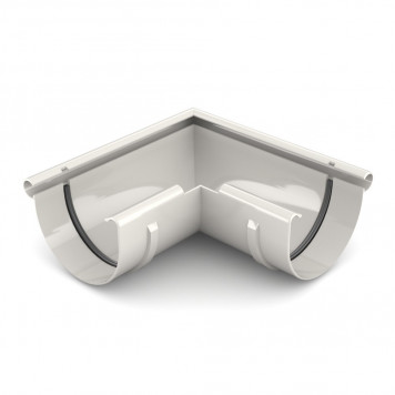 Угол внутренний 90* BRYZA D125 белый Угол внутренний 90* BRYZA D125 белый-0