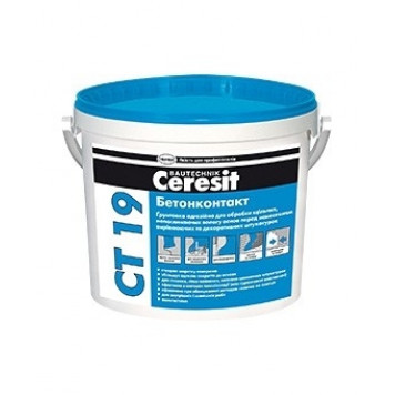 Грунтовка бетоноконтакт Ceresit СТ 19 7,5 кг-0
