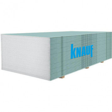 Гипсокартон влагостойкий Knauf 12,5 мм 120*250-0