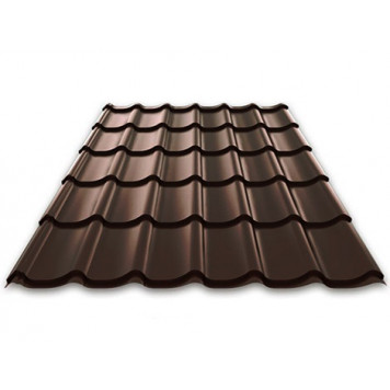 Металлочерепица JULIA 0.50 матовый полиэстер цветовая коллекция RAL ( Arcelor Mittal )-0