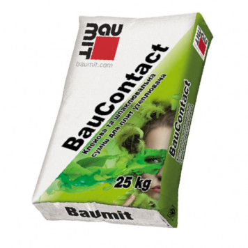 Клей для приклейки и армирования теплоизоляционных плит ППС и МВ BAUMIT BauContact 25кг-0