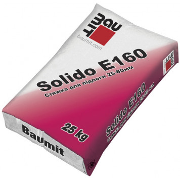 Стяжка для пола Baumit Solido E-160 25кг Стяжка для пола Baumit Solido E-160 25кг-0